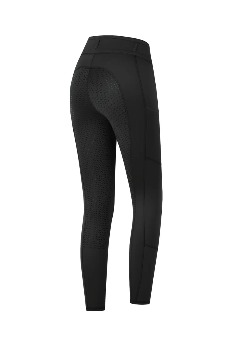 Ella Kids' leggings d’équitation fond intégral Black 176