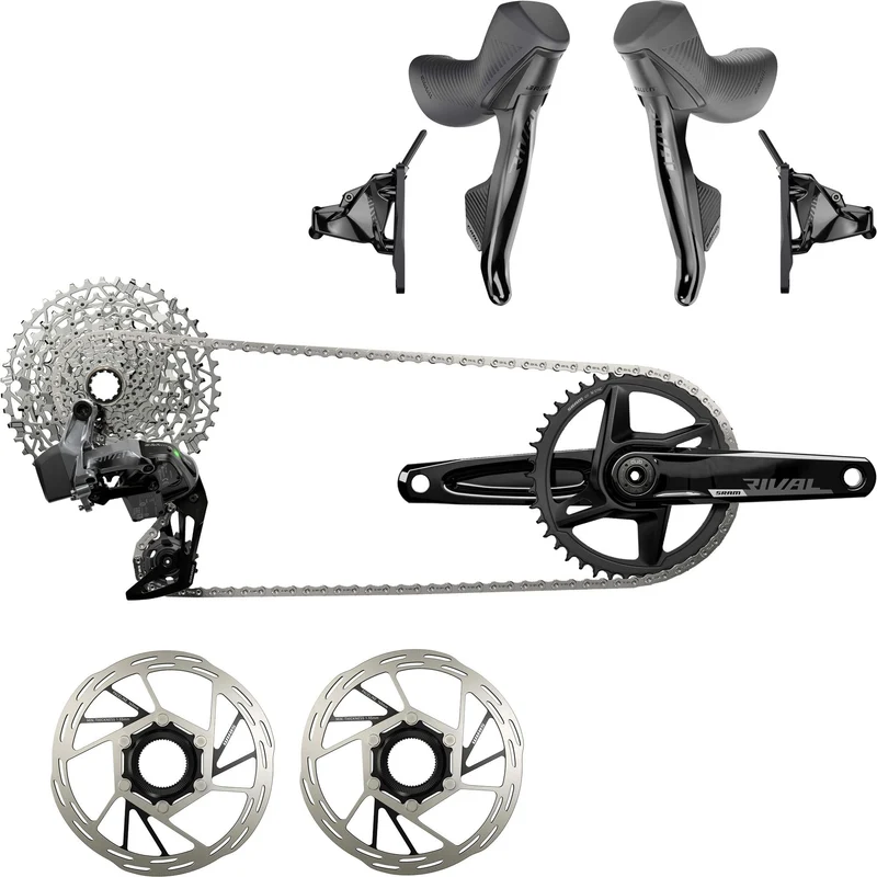 Rival XPLR eTap AXS 1x Flat Mount DUB Electronic Groupset