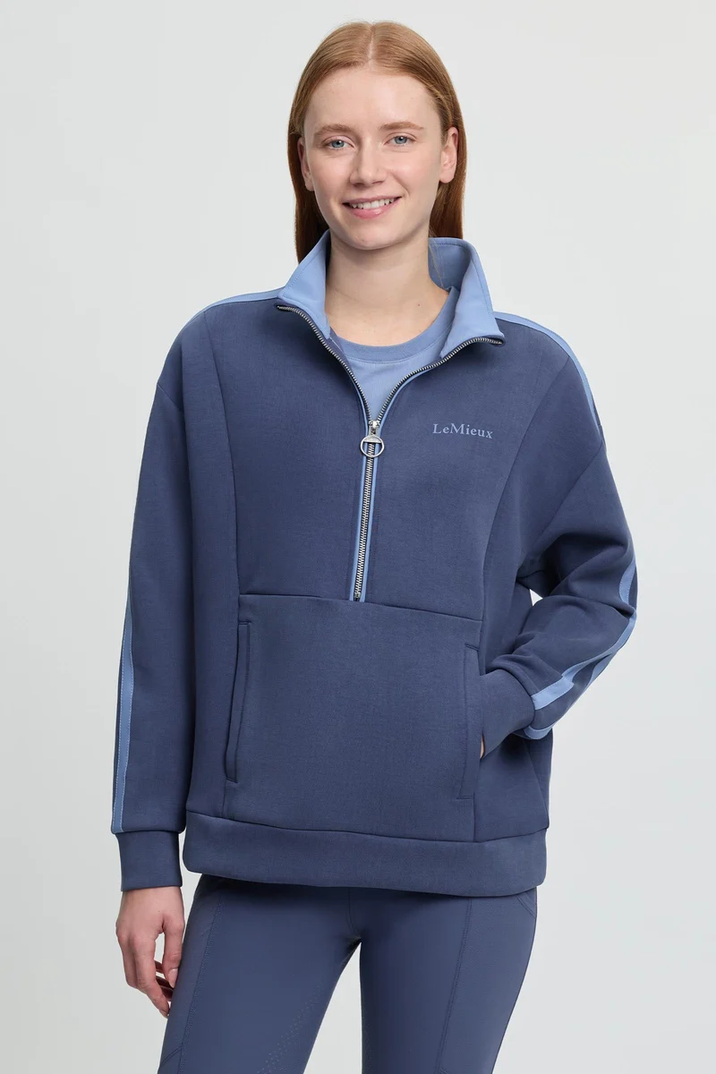 Connie sweat femme demi-zip Navy 46