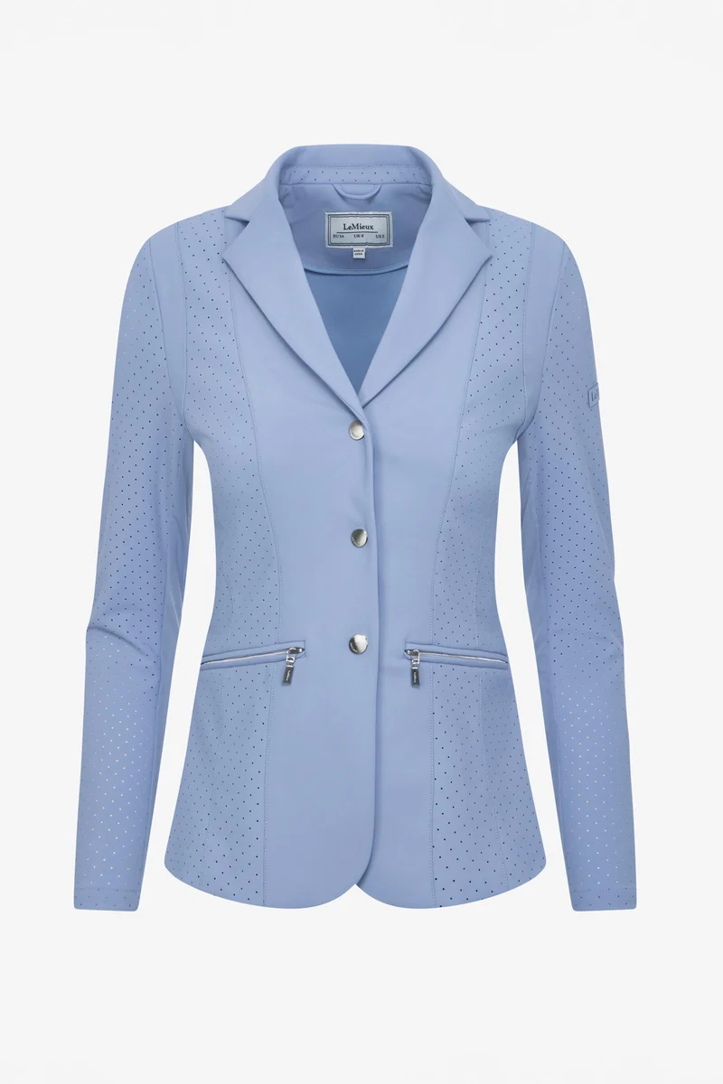 Veste de concours en tissu mesh / maille respirante pour femme Jessica Powder Blue 34