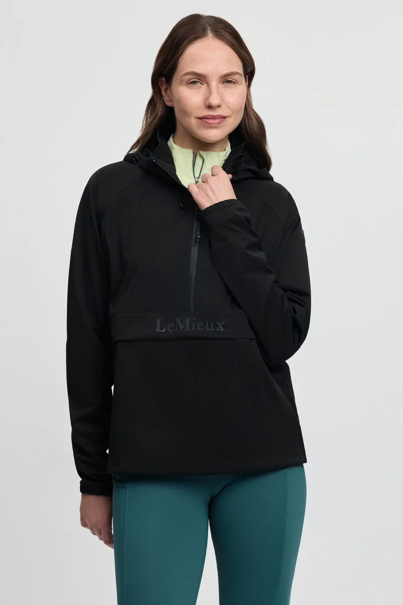 Perri veste imperméable femme demi-zip Black XXL