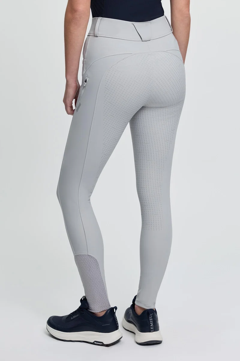 Legging d'équitation femme Amy Light Grey 44