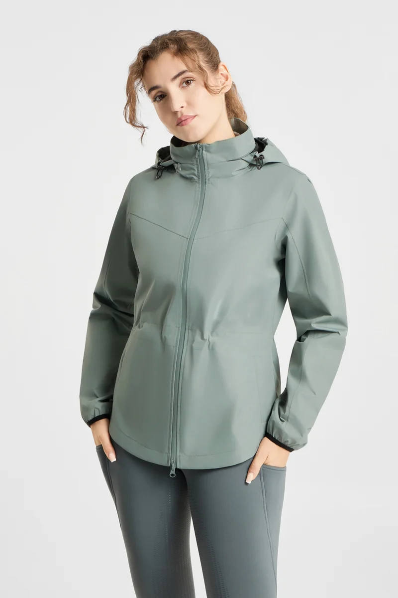 Fiora veste d’équitation légère imperméable femme Green milieu 42