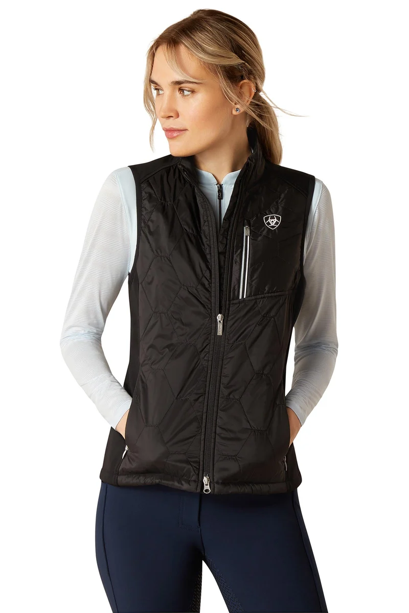 Fusion gilet isolé pour femme Black S