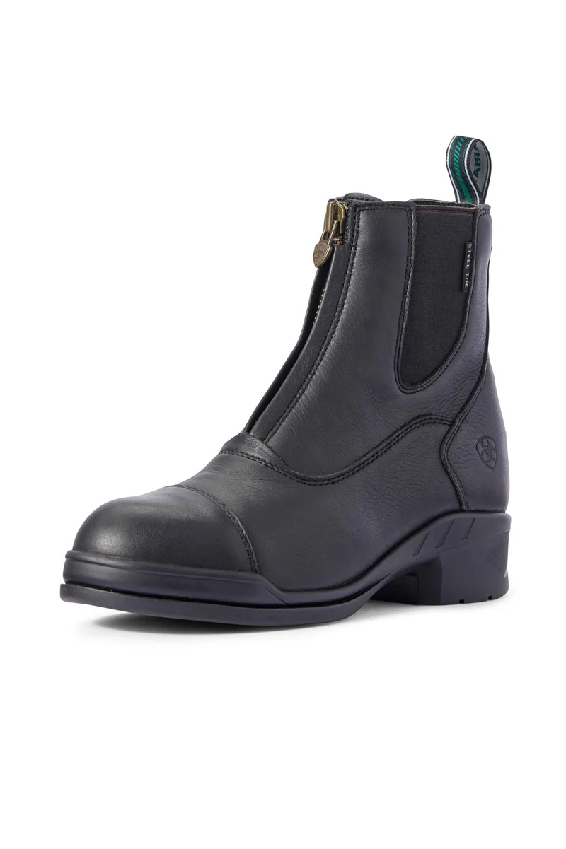 Heritage IV Steel Toe Zip Bottines de sécurité imperméables femme Black 38,5