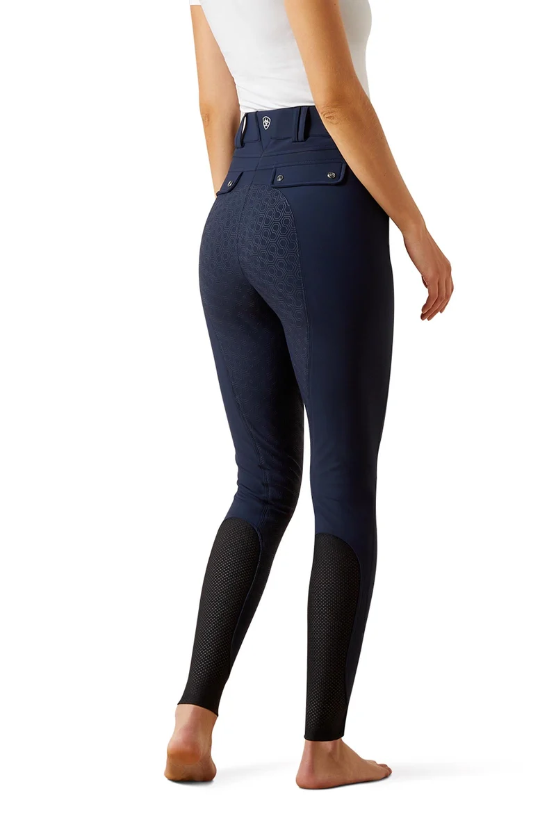 Tri Factor 2.0 Frost culotte d’équitation femme isolée full seat Navy 36 Regular