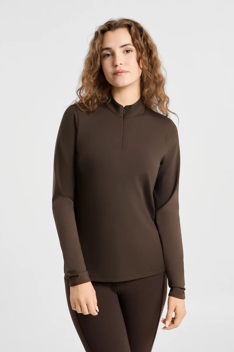 Arlena shirt d’entraînement femme Turkish Coffee 44