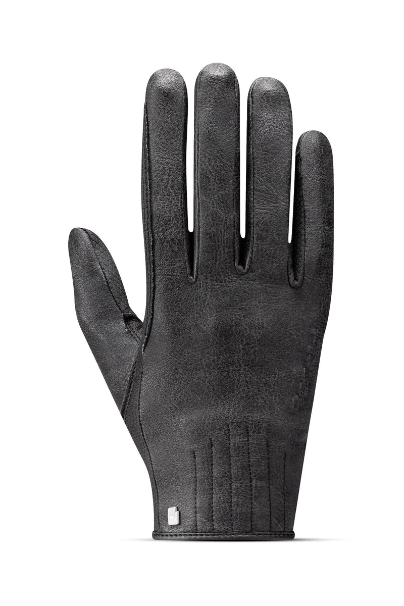 WELS Gant d'équitation Stone-washed black 9.5