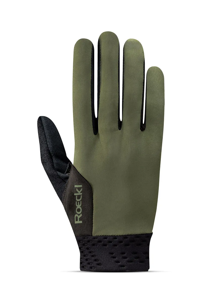 Wolfach gants d’équitation d’hiver Olive Reflective 7