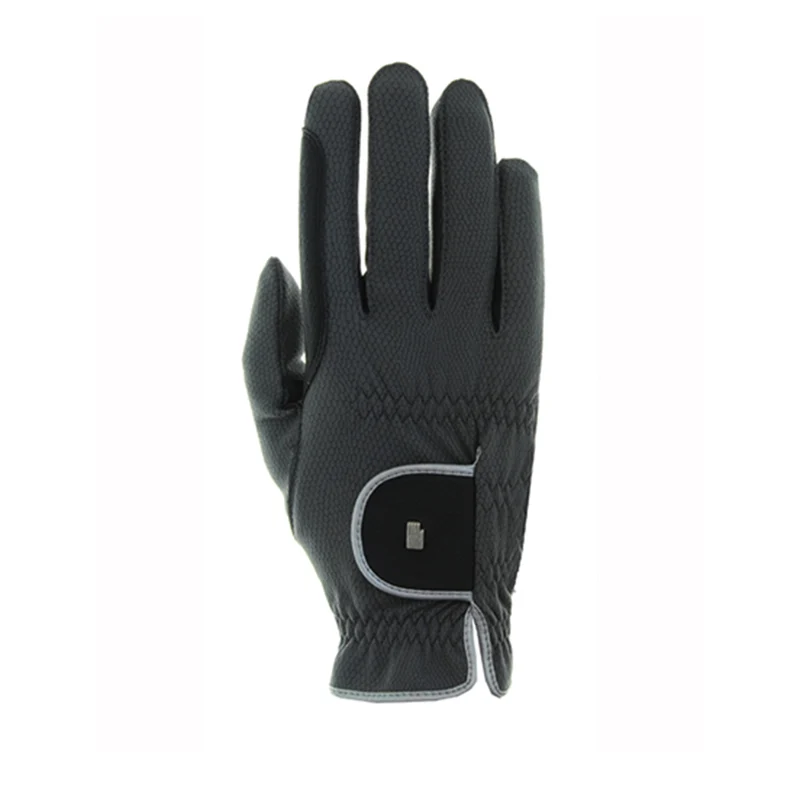 Malta Gants d'équitation d'hiver Anthracite/Silver 10