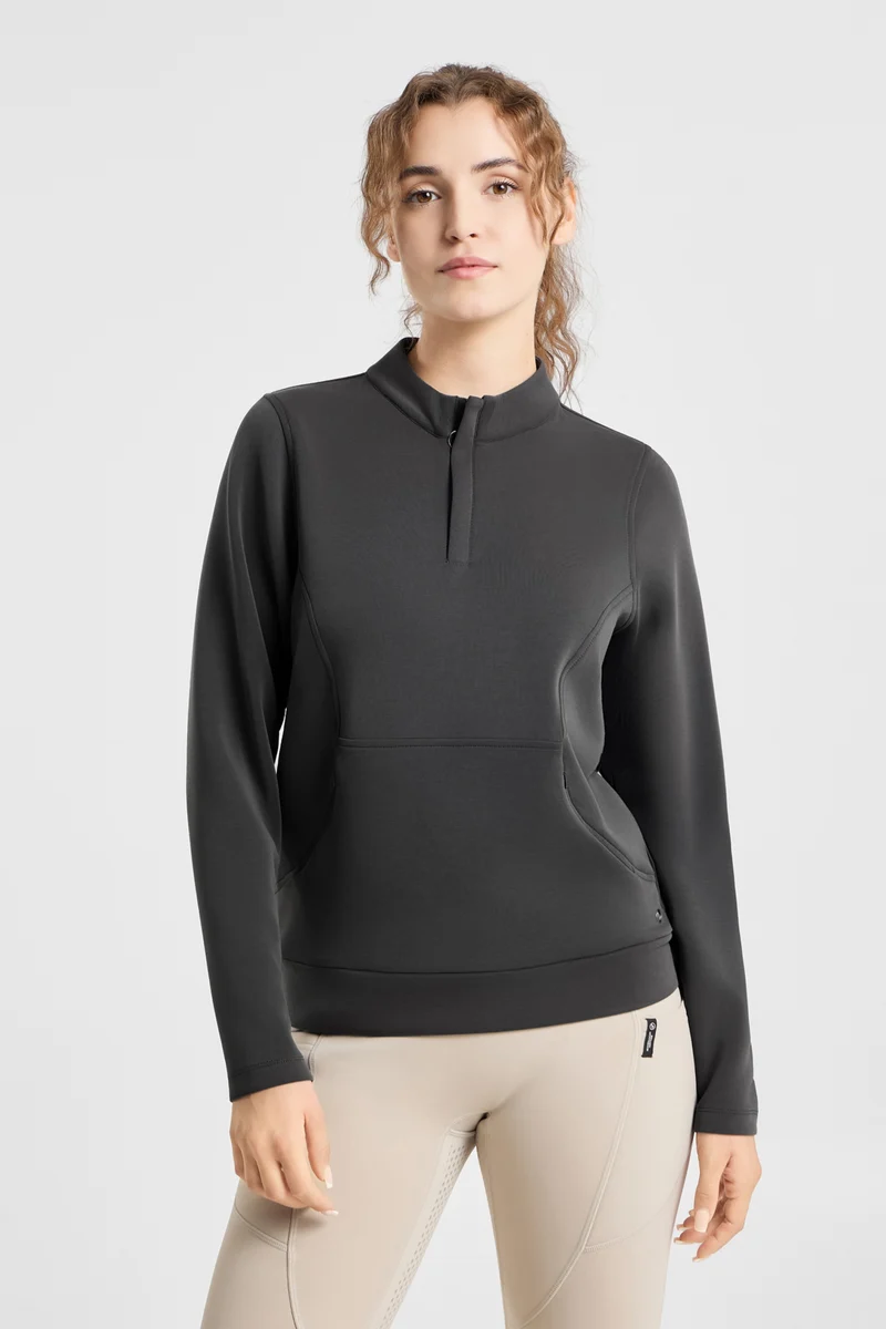 Wenda sweater fonctionnel femme Black oyster 36