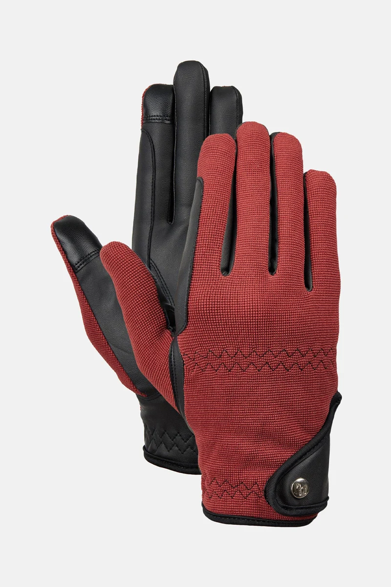 Romy gants d’équitation thermo Spiced apple 7