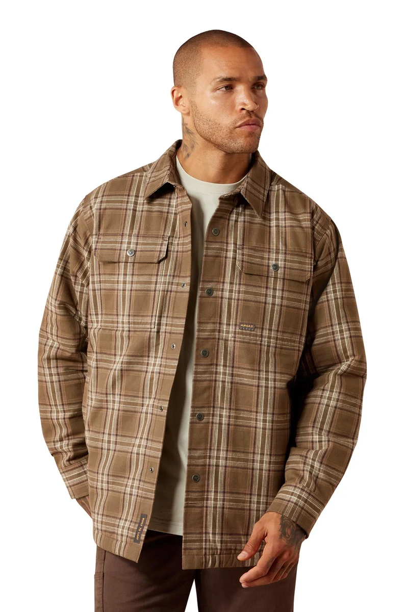 Homme Surchemise en flanelle isolée Rebar Canteen S