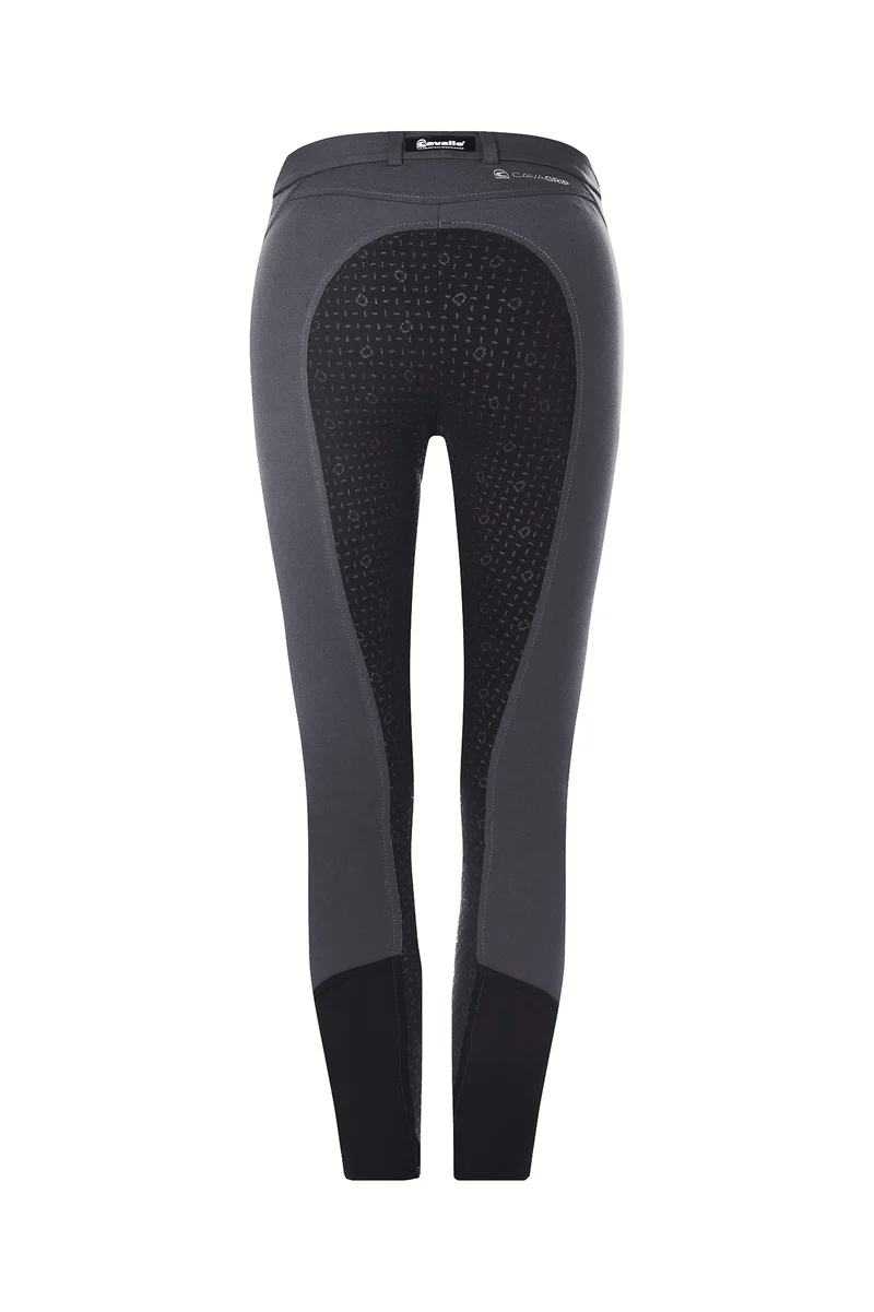 CAVALCAJA Grip Women's Full Seat Breeches Twilight/Graphite Dark Grey 38