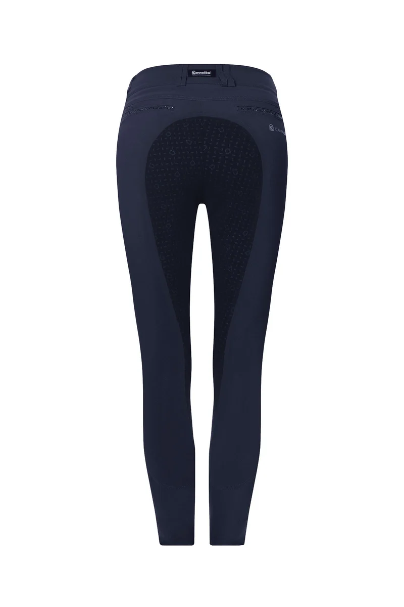 CAVALCELINE X Grip Pantalon d'équitation femme fond intégral Darkblue 64 Long