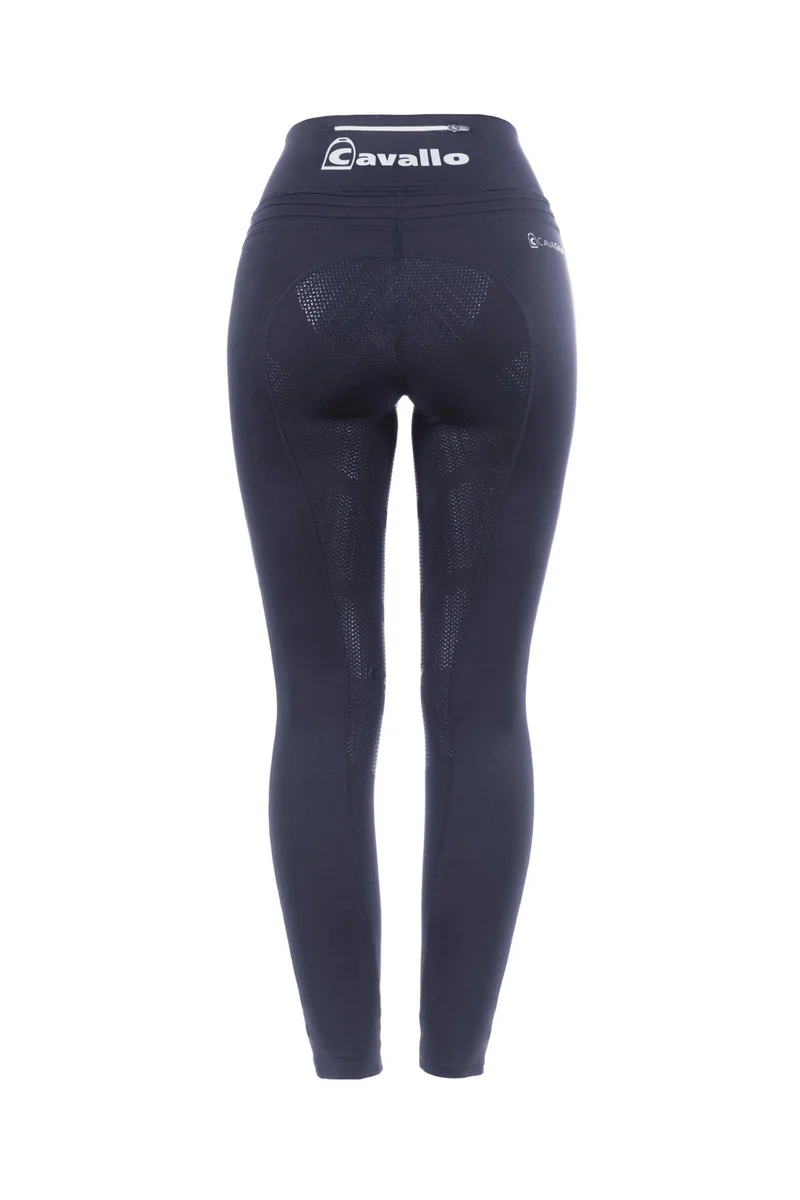 CAVALLIN Legging d'équitation femme fond intégral Darkblue 68 Regular