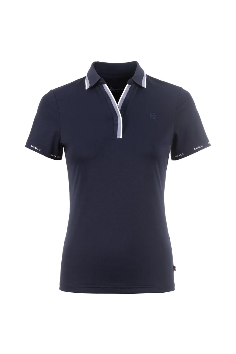 CAVALPIQUE Polo femme Darkblue 32