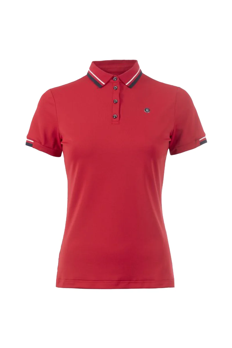 CAVALNEHLE Women's Functional Poloshirt Ruby 36
