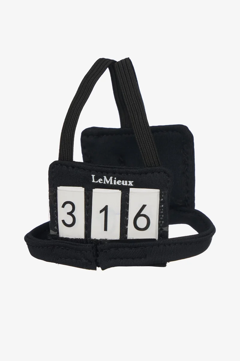 Toy cavalier plastron porte-numéro Black Taille unique