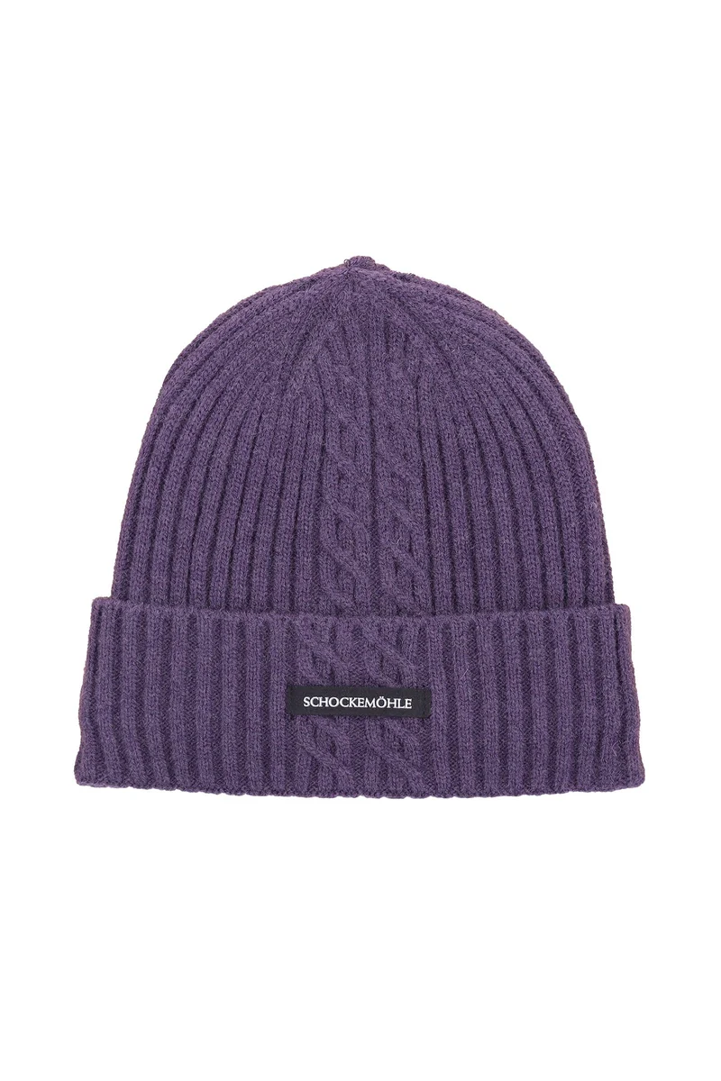 Schockemöhle SP 26 Style Bonnet Tressé Dark Purple Taille unique