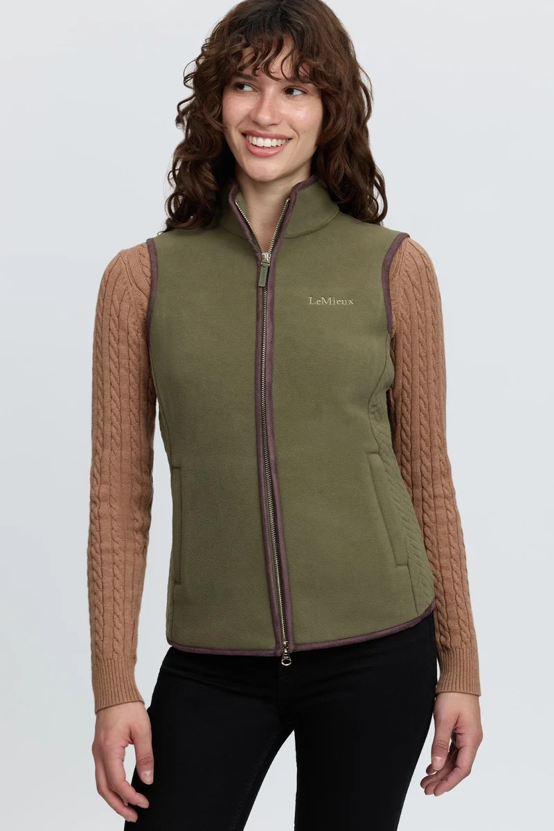 Frankie gilet polaire femme Willow Green 42