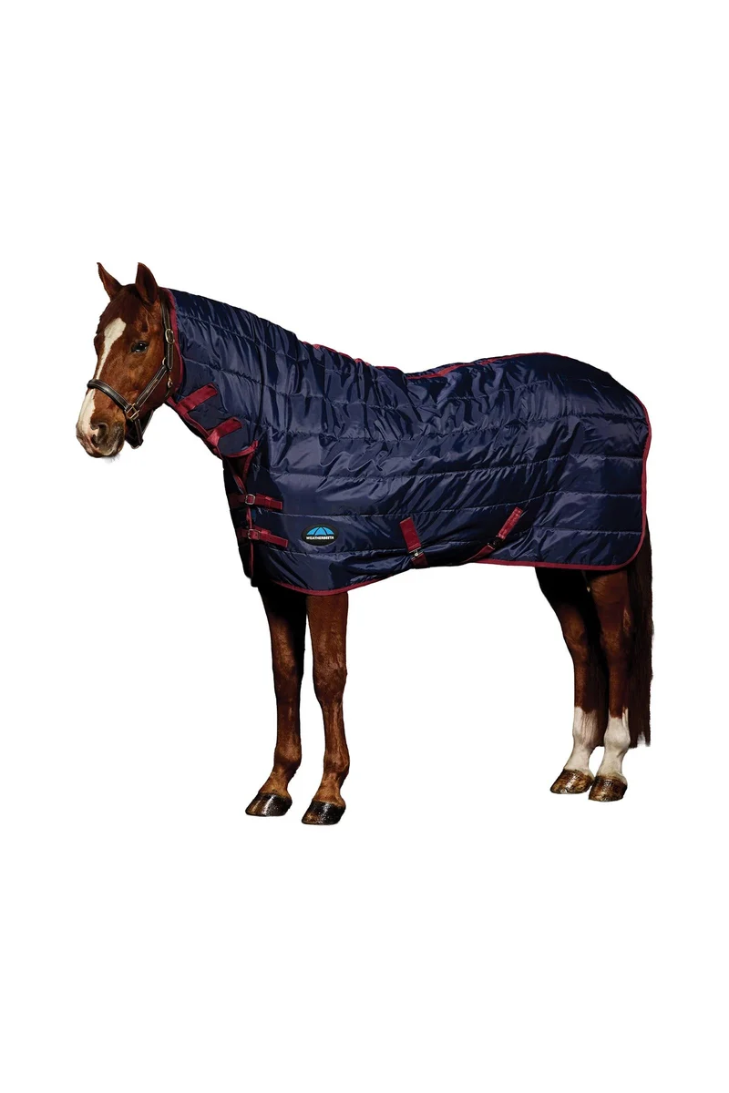Couverture d’écurie intégrale 220 g Navy/Burgundy 145