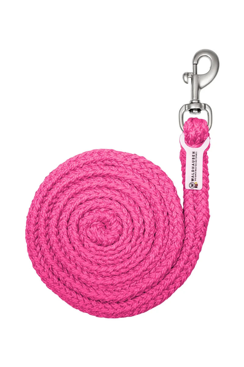 longe avec mousqueton Pink Taille unique