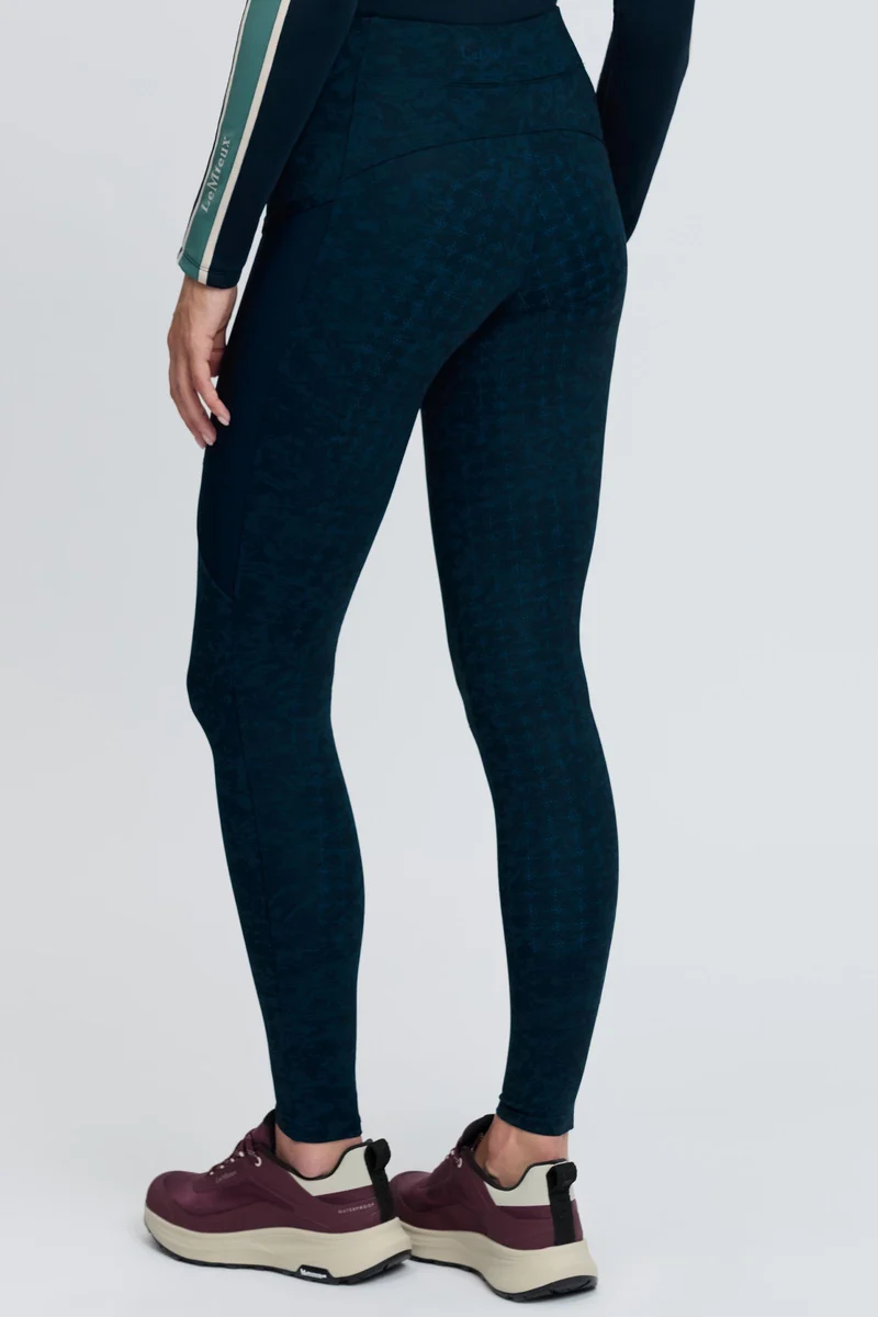 Naomi pantalon d’équitation femme pull on Printed Navy 38