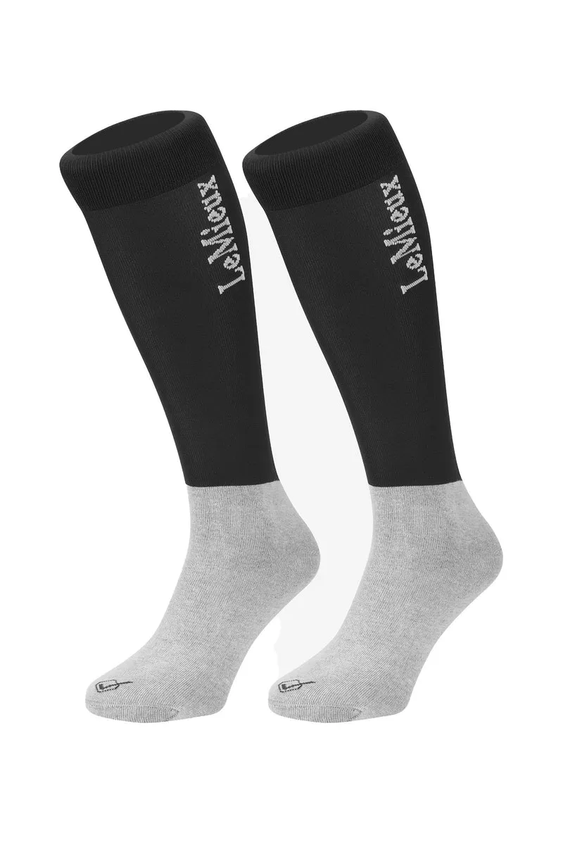chaussettes de compétition lot de 2 Black 25-30,5