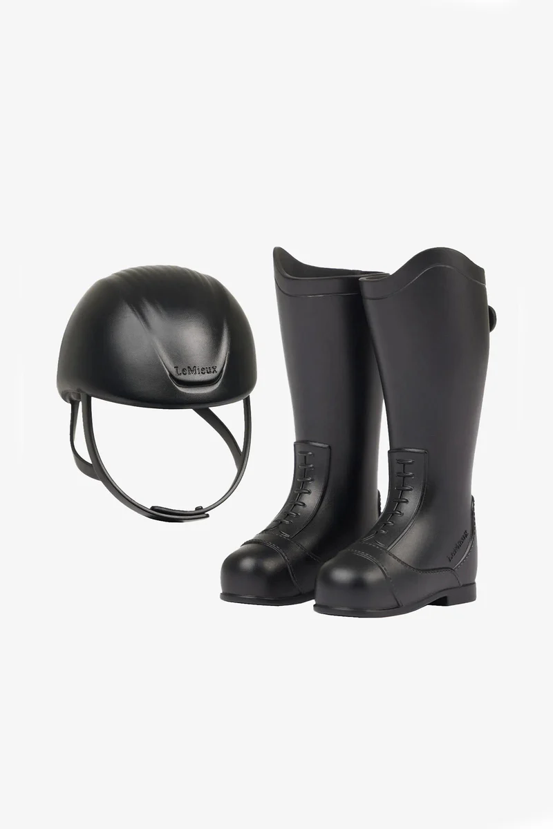 Toy Rider bottes d'équitation et casque Black Taille unique