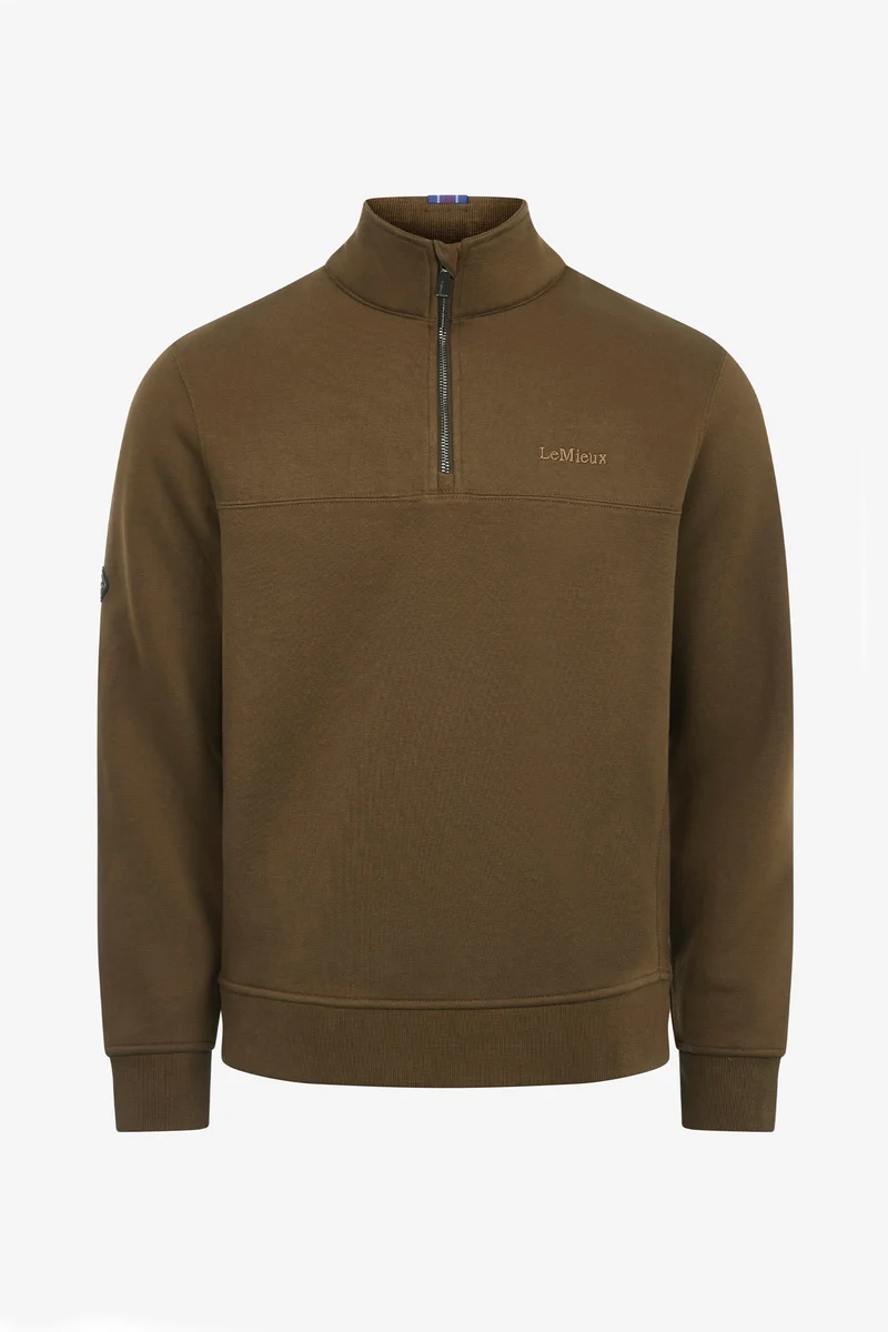 sweat homme à quart de zip Alpine M