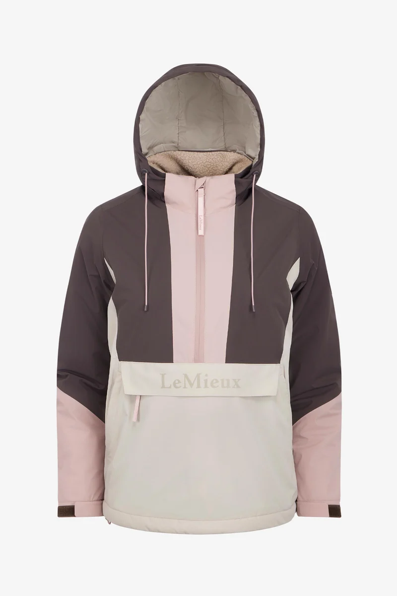 Phoebe anorak imperméable femme demi-zip Wild Rose 42