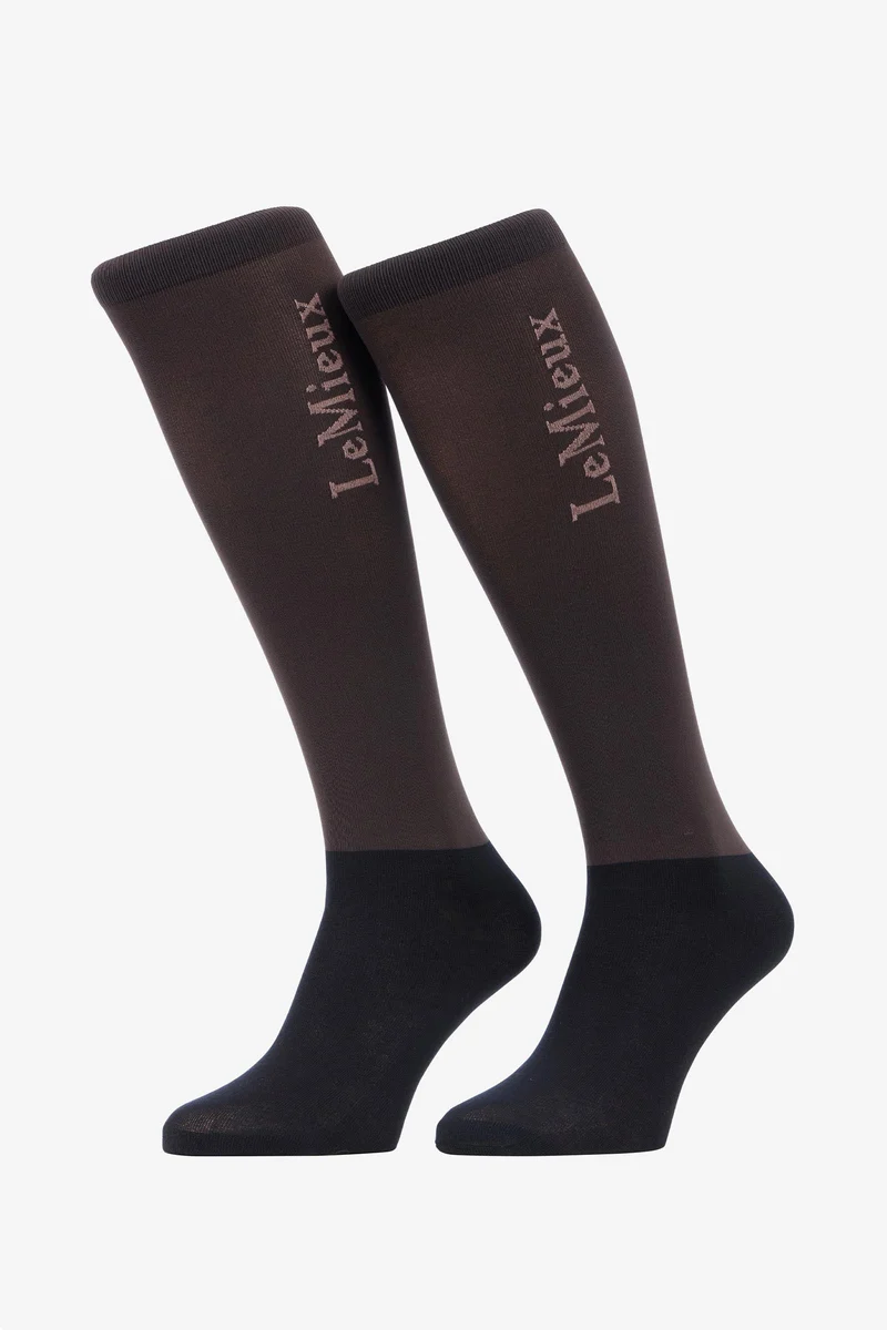 LeMieuxChaussettes de compétition (lot de 2) Cocoa M