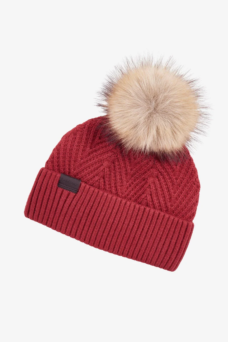 Clara Bonnet en maille Russet Taille unique