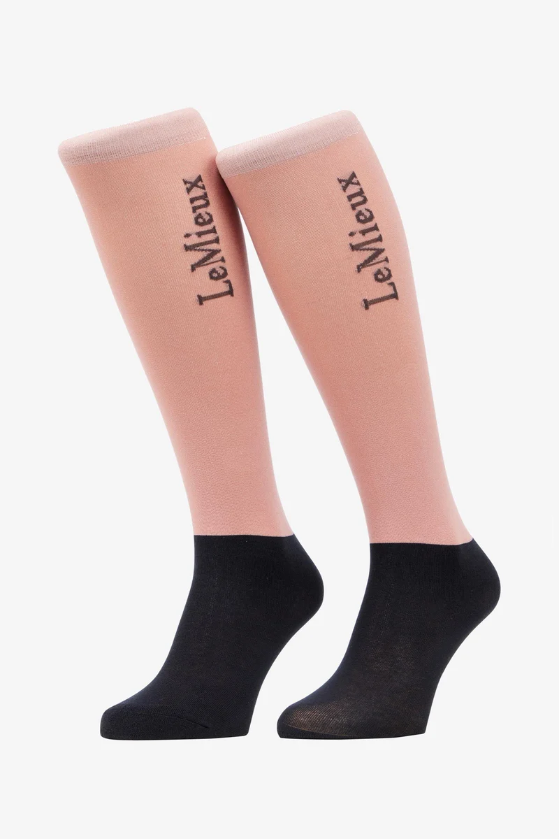 LeMieuxChaussettes de compétition (lot de 2) Wild Rose M