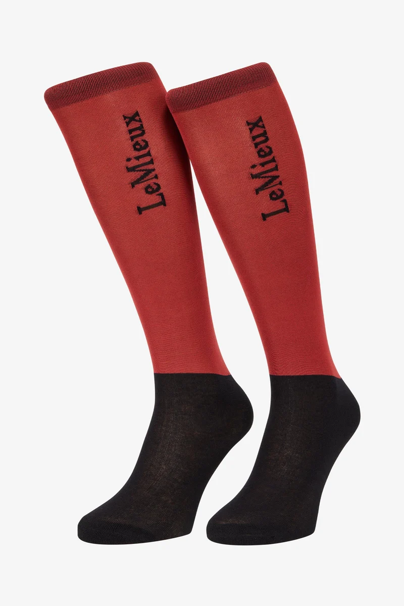 LeMieuxChaussettes de compétition (lot de 2) Russet M
