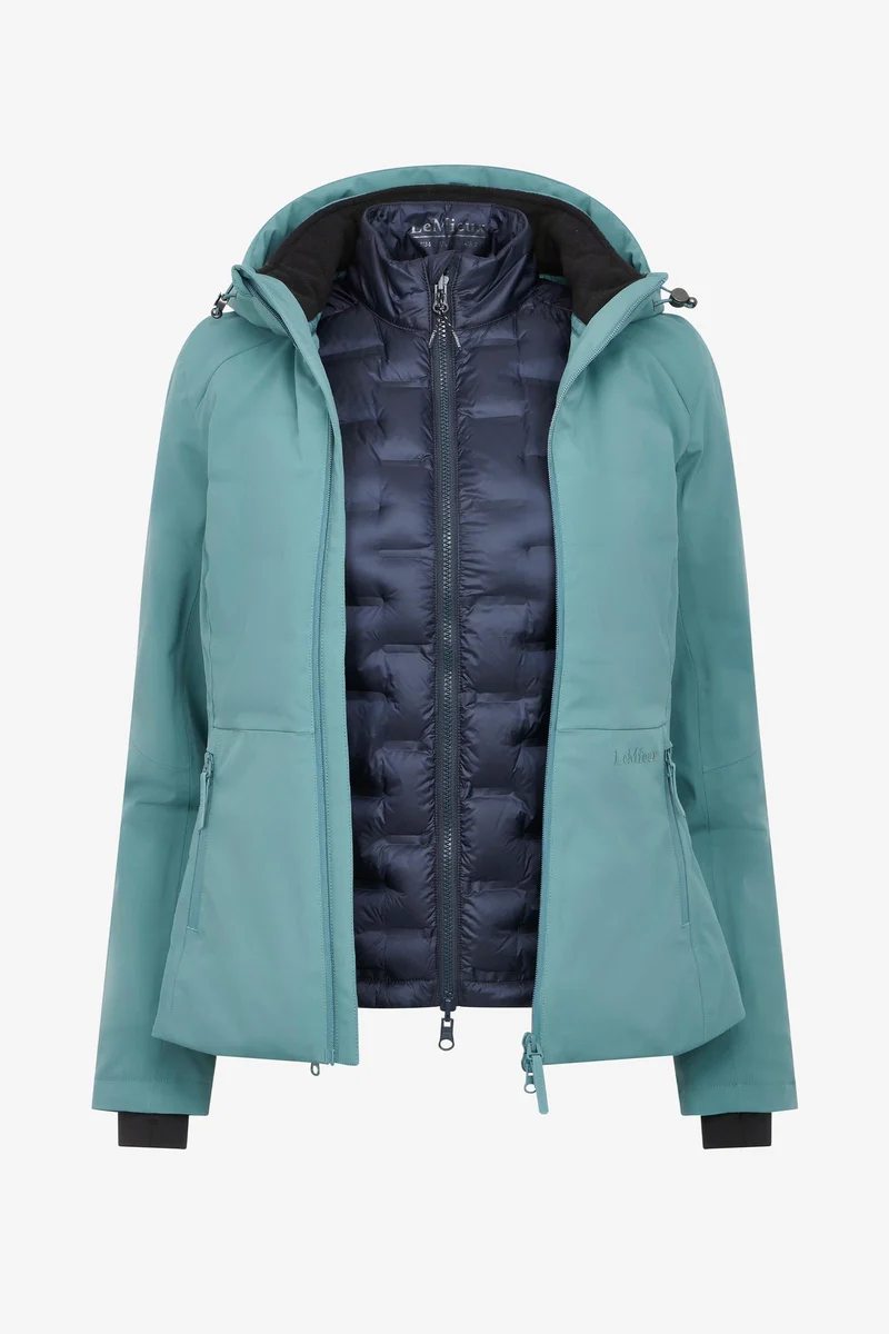 Brooke Veste hybride imperméable 3-en-1 femme Aloe 38