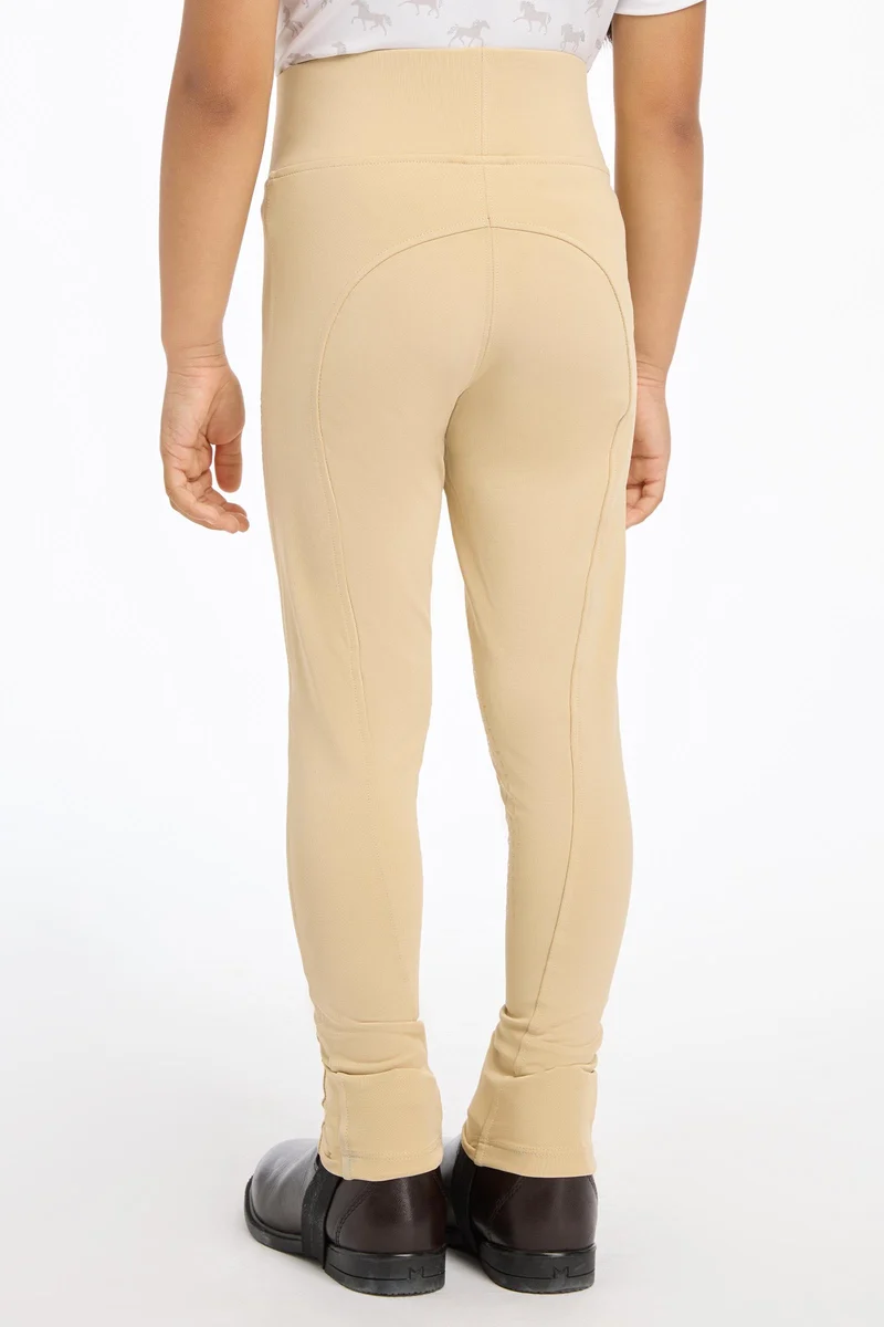 mini pantalon d’équitation enfant à enfiler Beige 98-104