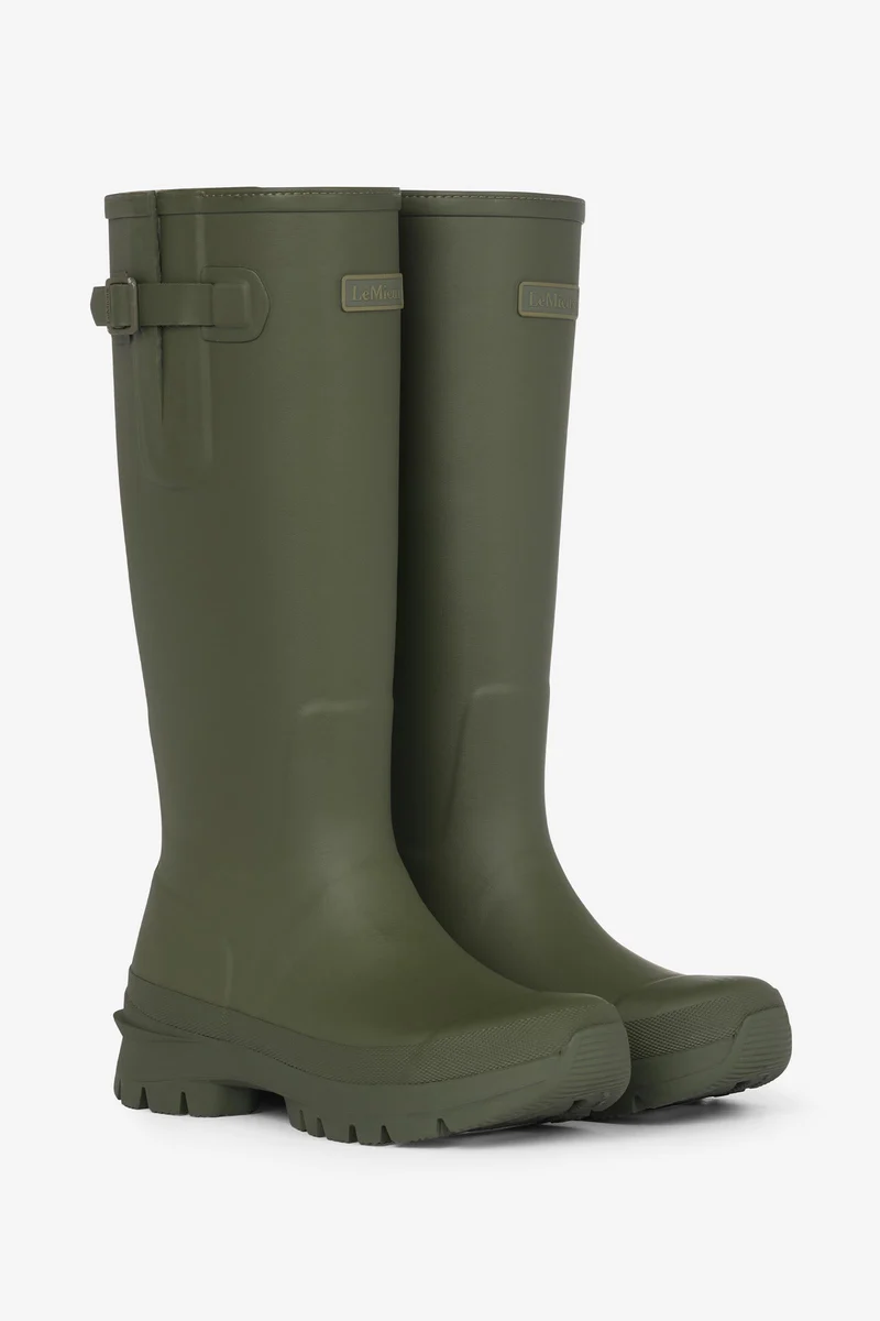 Bramshaw Bottes en caoutchouc courtes Olive 42