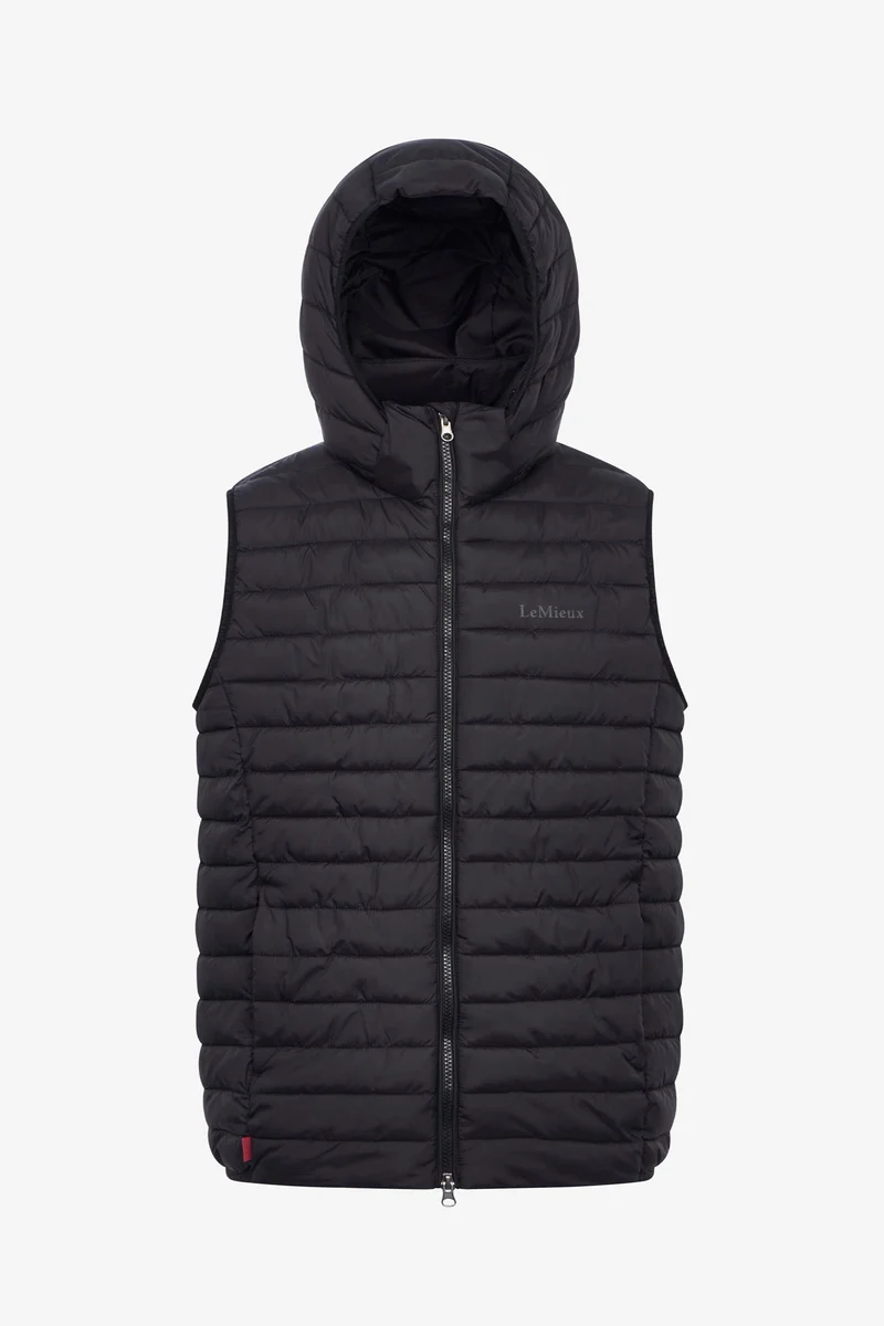 gilet matelassé à capuche homme Black M