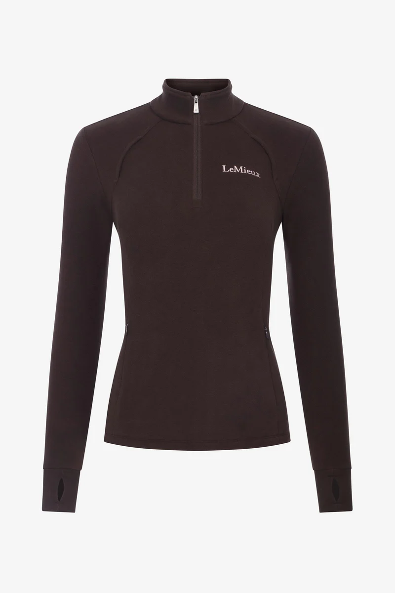 Frances polaire femme quart zip Cocoa 40
