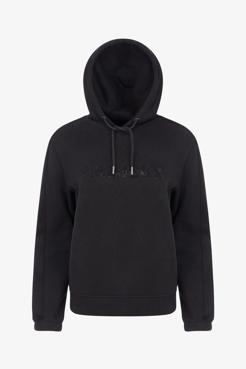 Eden Sweat à capuche femme avec détails scintillants Black 40
