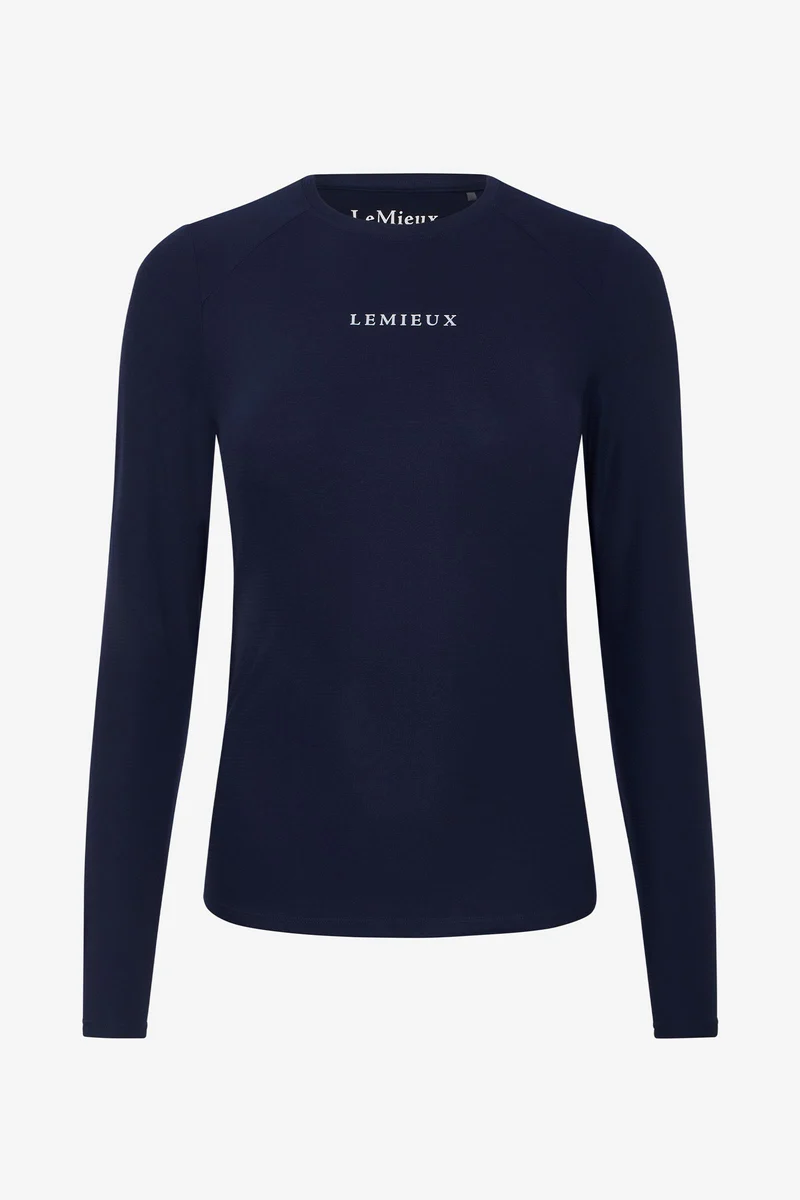 t-shirt de sport femme à manches longues Navy 46