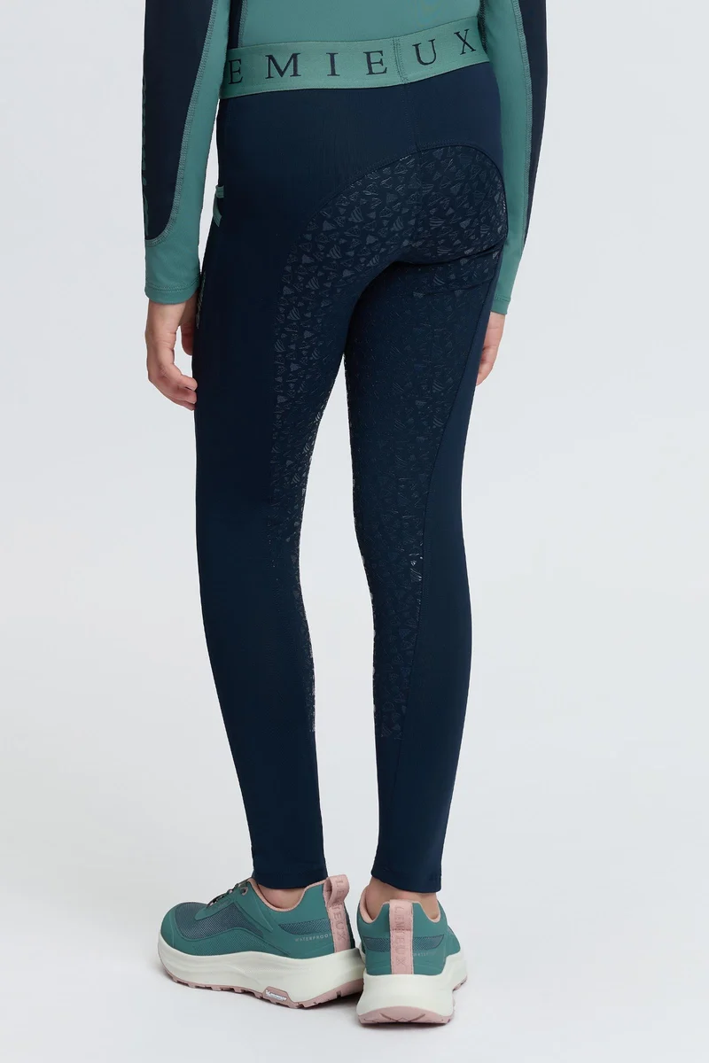 Mini Pull-On culotte d'équitation bicolore Navy/Aloe 98-104