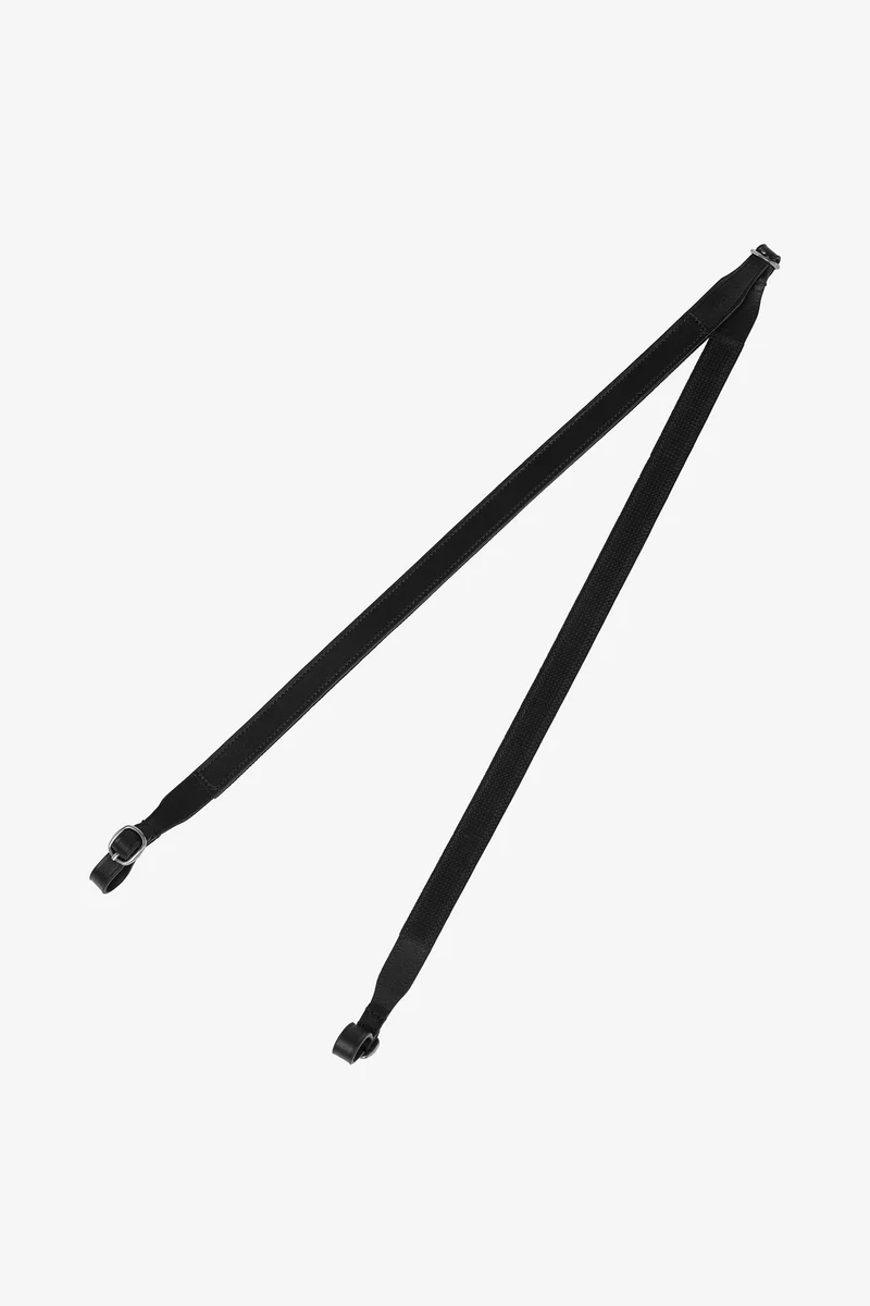 Hobby Horse rênes en caoutchouc Black Taille unique
