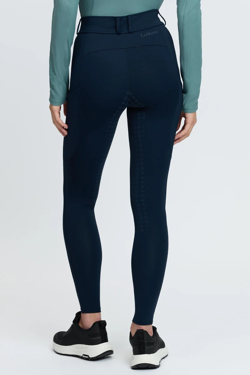 Becca Culotte d'équitation femme fond de peau genoux Navy 34