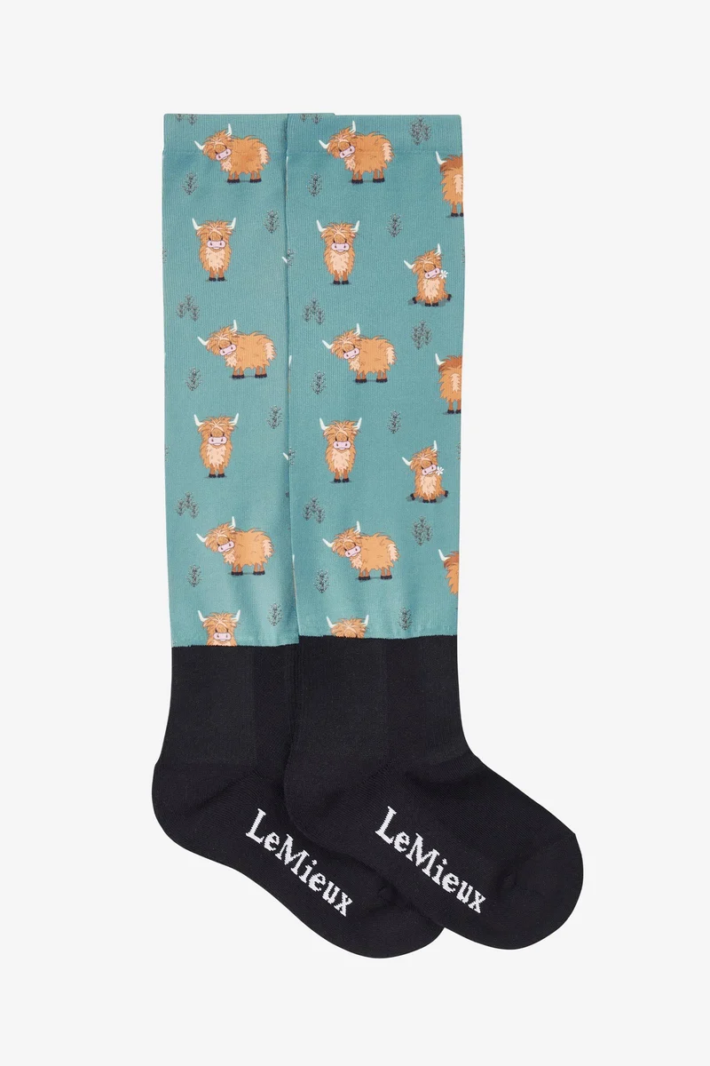 Footsie chaussettes Highland Cow/Aloe 31,5-36