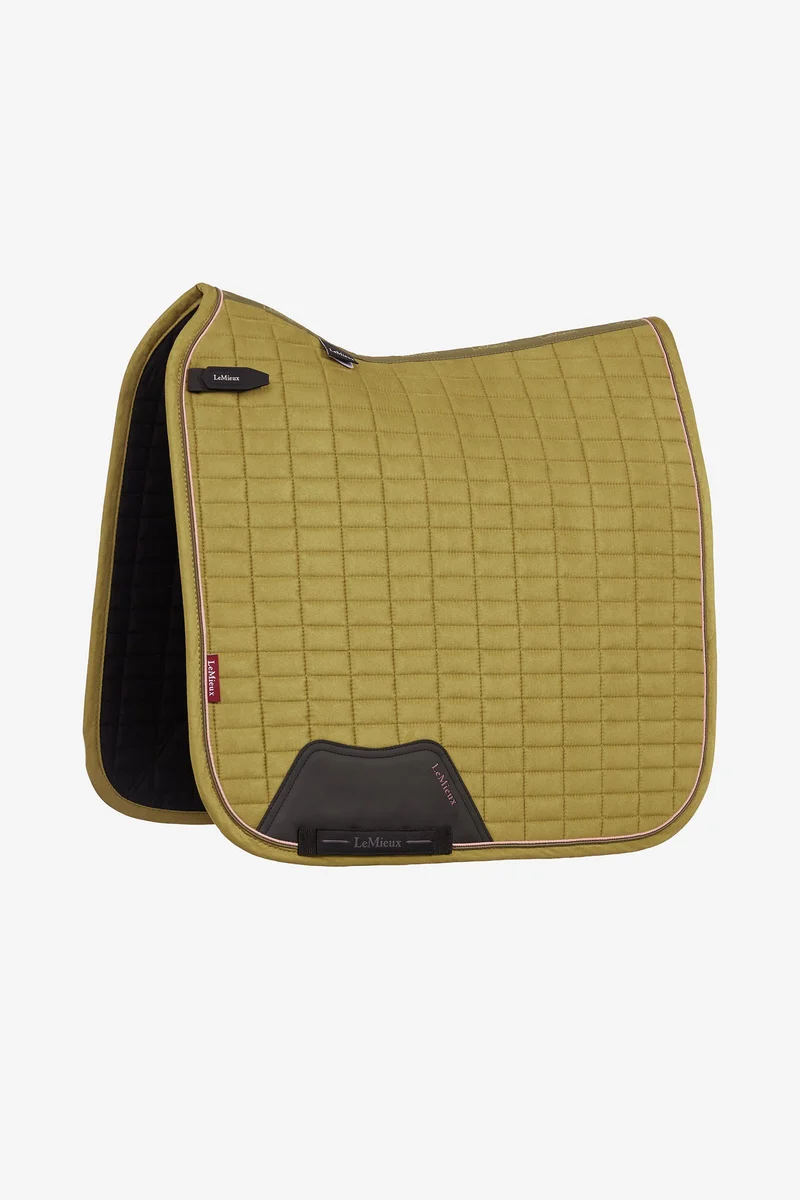Suede tapis de selle dressage Gooseberry L