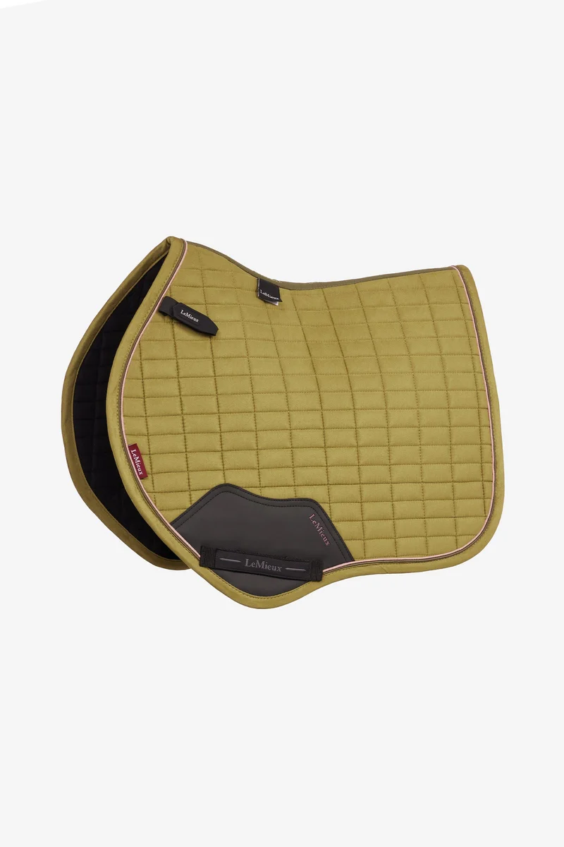 Tapis de selle obstacle Suede Close Contact Gooseberry L