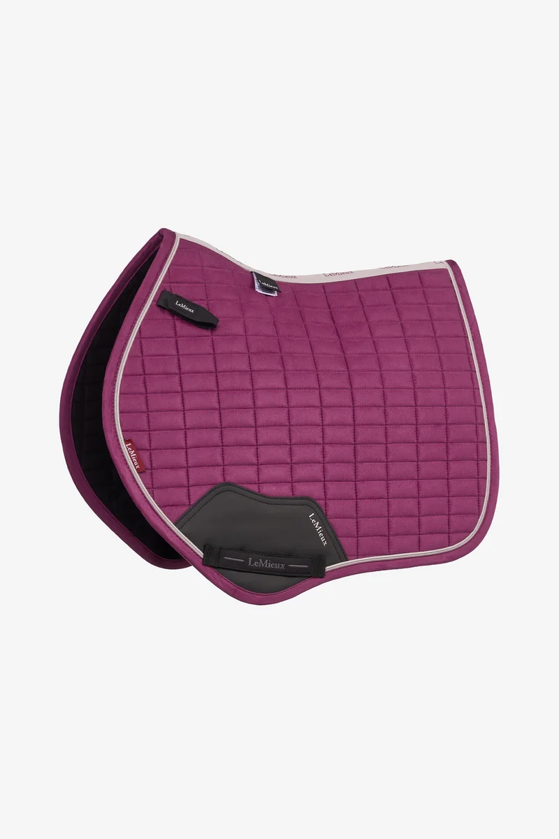 Tapis de selle obstacle Suede Close Contact Blackberry S/M